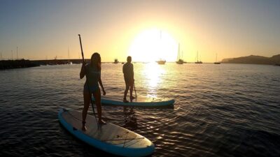 2h Sunset Paddle Board Session in Gran Canaria - Learning SUP Fast: Technique, Balance Drills, and Core Work
