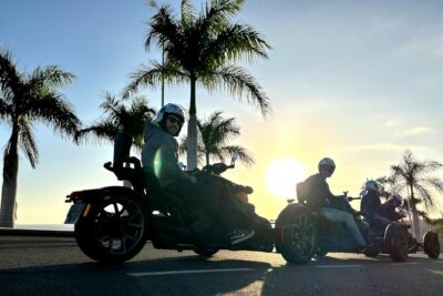 3 wheels motorcycle Coast Tour - Ryker - Gran Canaria Maspalomas - Getting set up near Av. de Moya, 6 (and what happens before you roll)