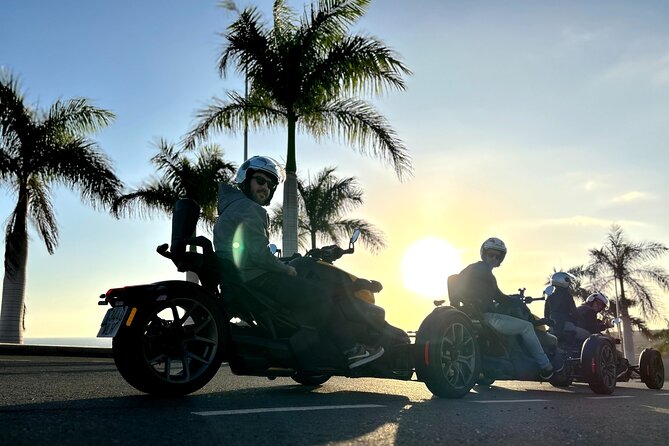 3 wheels motorcycle Coast Tour - Ryker - Gran Canaria Maspalomas - Getting set up near Av. de Moya, 6 (and what happens before you roll)