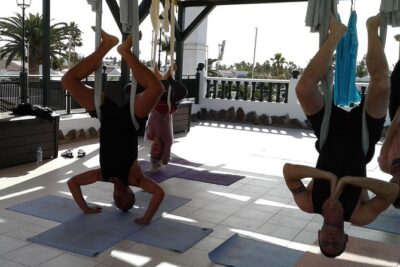 Aerial Yoga Experience in Maspalomas, Spain - Pranapure Yoga School Maspalomas: Getting Started Smoothly