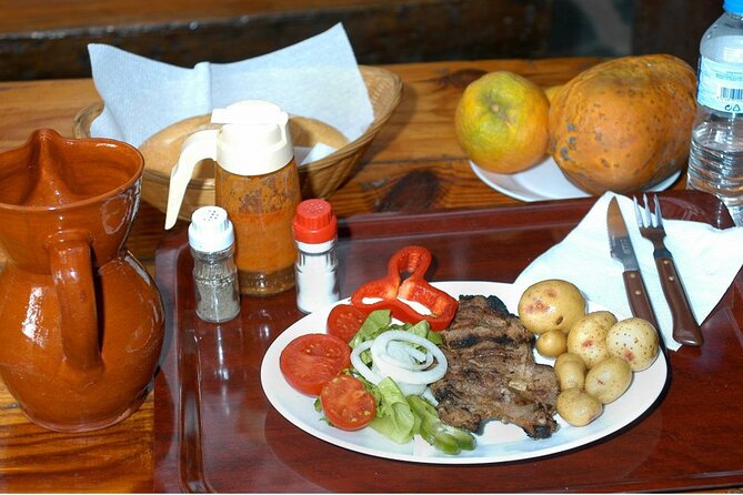 Camel Ride in Fataga with Tapas and drinks - Tapas Lunch and Drinks: Eating On-Site in a Farm-Tool Museum Room