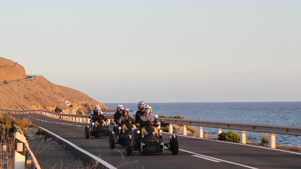 Can-am Ryker moto / buggy / quad Tour: Coast (Maspalomas) - How the timing feels over 2.5 hours