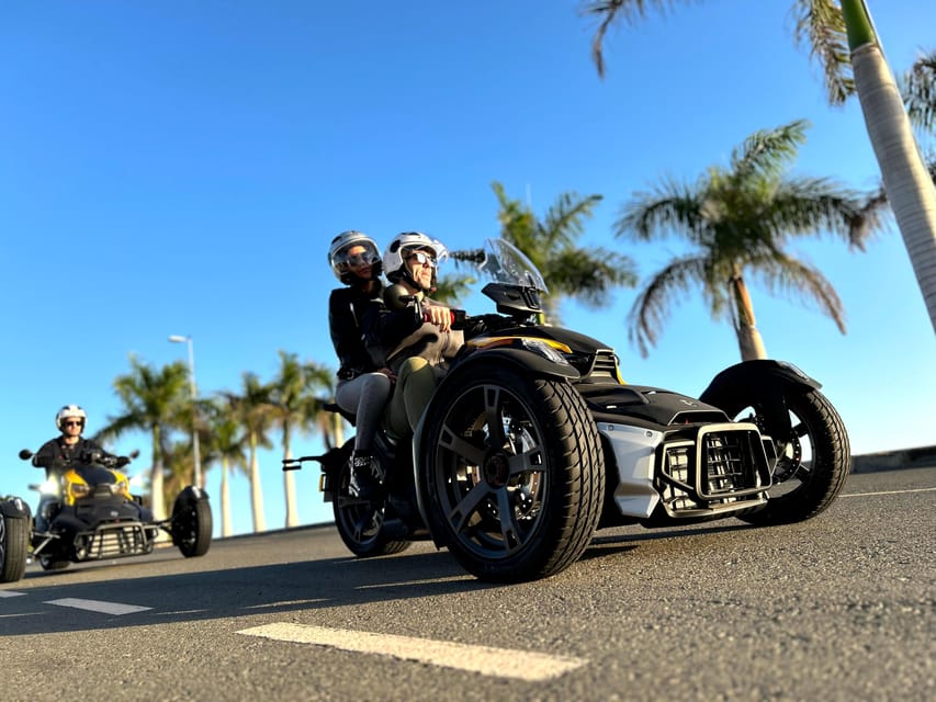 Can-am Ryker moto / buggy / quad Tour: Coast (Maspalomas) - Getting started at Av. de Moya (Eurocenter): faster than you think