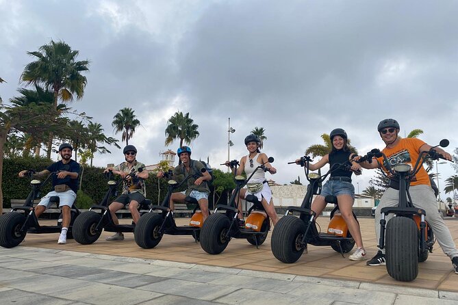 e-Scooter City Tour + Camel Ride inside Maspalomas Dunes - Your ride setup: e-chopper rules, who can drive, and weight limits