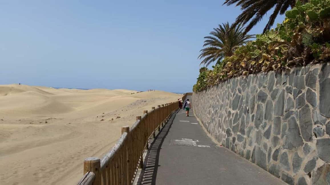 e-Scooter Step Kickstart Guided Tour: Sightseeing Maspalomas - The 1-hour option: Mirador de las Dunas and Playa del Inglés views