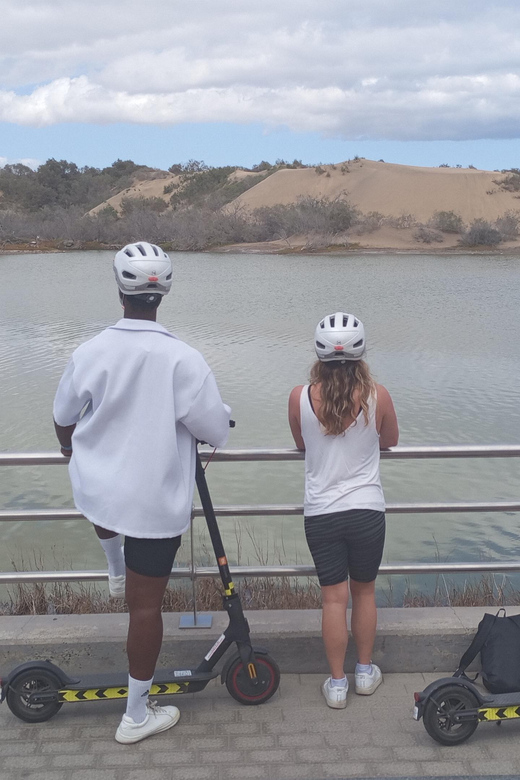e-Scooter Step Kickstart Guided Tour: Sightseeing Maspalomas - Starting points near Cita Shopping Center and your first quick rules check