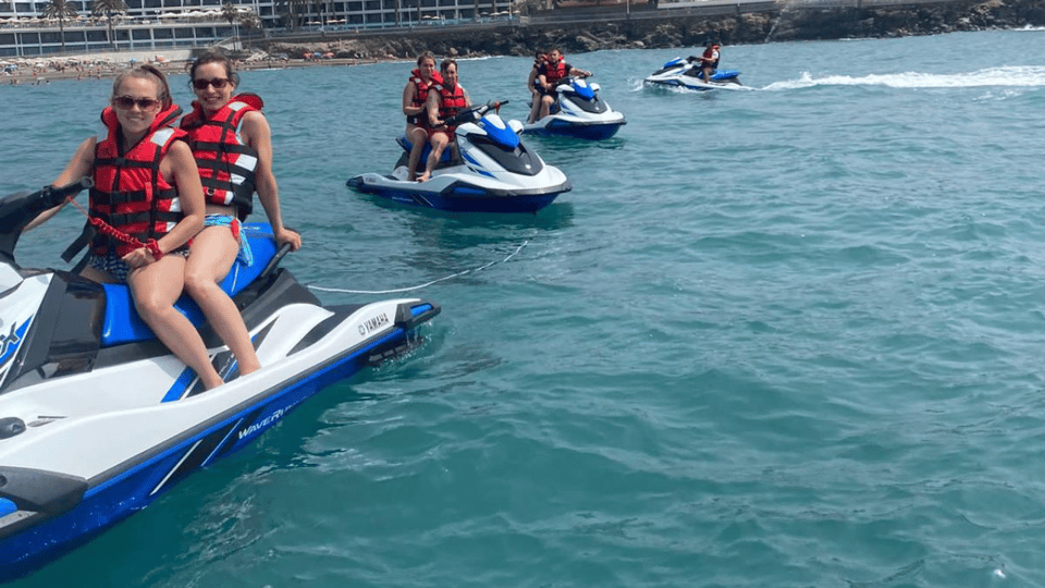From Playa del Inglés: Guided Jet Ski Tour & Hotel Transfers - Playa del Inglés Pickup to the Beach: Smooth Start, Or At Least Close