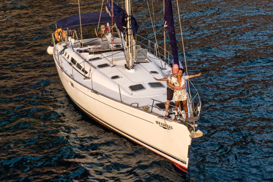 From Puerto de Mogán: Private Sailing Trip & Snorkeling - Mogán Harbor lunch: finishing the day near the water