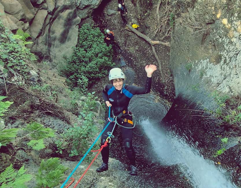 Gran Canaria: Canyoning Adventure in the Green Heart Jungle - Rappelling and abseils: four heights, taught step-by-step