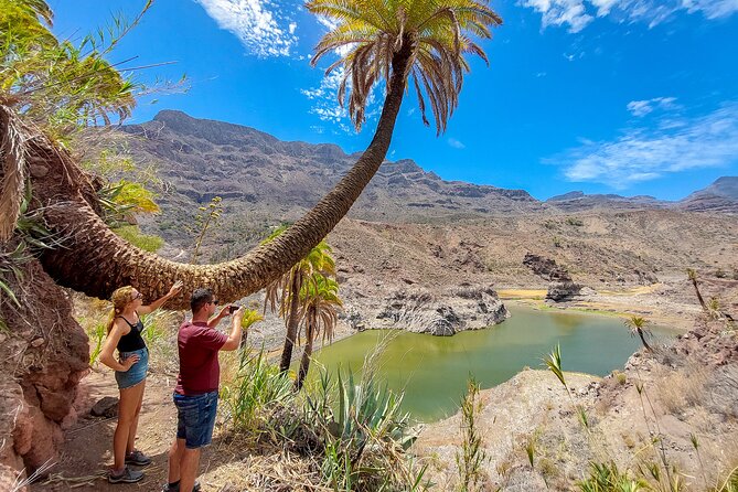 Gran Canaria Cave, Oasis, Red-gorge Adventure & cosy Picnic - Stop 1: Tobas de Colores del Barranco de Las Vacas