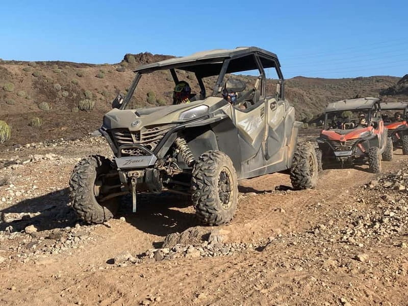 GRAN CANARIA: FAMILY MONSTER BUGGY <em>4 SEATS -LONG TOUR 2.5HR – Suitability: Who This Tour Fits Best’ /><br />
This tour is designed for families, but it still has firm limits.</p>
<p><p>It’s a good fit if you:</p>
</p>
<ul>
<li>Have <strong>children around 4–5 years old</strong> (about 1 meter tall)</li>
<li>Want an activity that’s <strong>active</strong> and keeps everyone together in the same vehicle</li>
<li>Are comfortable with an outdoor ride that gets <strong>dusty and bumpy</strong></li>
<li>Have at least one adult with a <strong>valid driver’s license</strong> and <strong>1+ year driving experience</strong></li>
</ul>
<p><p>It’s probably not a good fit if you:</p>
</p>
<ul>
<li>Don’t want rugged, off-road conditions</li>
<li>Can’t meet the driver’s license requirement</li>
<li>Have mobility or safety concerns that make rough terrain a problem</li>
<li>Are bringing adults who exceed the <strong>309 lbs / 140 kg</strong> limit</li>
</ul>
<p><p>The good news: the activity is listed as <strong>wheelchair accessible</strong>, so if that matters for your group, you can ask about how they handle seating and vehicle access.</p>
</p>
<h2 id="how-to-prepare-the-stuff-that-makes-the-day-better">How to Prepare: The Stuff That Makes the Day Better</h2>
<p>4 SEATS -LONG TOUR 2.5HR – How to Prepare: The Stuff That Makes the Day Better’ /><br />
You don’t need much, but the right basics help.</p>
<ul>
<li>Bring a <strong>driver’s license</strong></li>
<li>Wear <strong>closed-toe shoes</strong></li>
<li>Expect <strong>dust</strong> and bring what your family needs to handle it, especially since <strong>dust masks are not included</strong></li>
<li>If anyone gets carsick, plan for a bumpy off-road ride</li>
</ul>
<p><p>Also, dress for motion and grit. This isn’t a “camera-ready clothes” day unless you’re okay with the outcome.</p>
</p>
<h2 id="should-you-book-this-family-monster-buggy-tour">Should You Book This Family Monster Buggy Tour?</h2>
<p>Book it if you want a real hands-on family adventure in Gran Canaria’s south. The combination of <strong>4-seat driving</strong>, <strong>2.5 hours of mountain off-road</strong>, <strong>goggles included</strong>, and <strong>free hotel pickup</strong> makes it one of the easier ways to get genuine off-road fun without turning your day into a complicated logistics puzzle.</p>
<p><p>Skip it if you’re chasing calm sightseeing, or if your group can’t handle dust, bumpy driving, or the driver’s requirements. In that case, you’ll likely feel the price more than the thrills.</p>
</p>
<p><p>If you do book, do two things: read your pickup email carefully, and tell your group upfront what the ride is like. The better your expectations, the more smiles you’ll get.</p>
</p>
<h2 id="faq">FAQ</h2>
<h3 id="how-long-is-the-gran-canaria-family-monster-buggy-tour">How long is the Gran Canaria family monster buggy tour?</h3>
<p>It lasts about 3 hours total, including 2.5 hours of driving.</p>
<h3 id="is-hotel-pickup-included">Is hotel pickup included?</h3>
<p>Yes. Free pickup is included from specified areas, and it says pickup is outside your hotel.</p>
<h3 id="what-areas-are-pickup-and-drop-off-offered-to">What areas are pickup and drop-off offered to?</h3>
<p>Pickup is offered from Bahia Feliz, San Agustin, Playa del Inglés, Maspalomas, Meloneras, Arguineguin, Puerto Rico, Taurito, and Puerto de Mogán. Standard drop-off covers Bahía Feliz, San Agustin, Playa del Ingles, Maspalomas, Sonnenland, and Meloneras. Other areas use a nearby taxi stop or public transport point, and premium drop-off may be available to return directly to your accommodation (subject to availability and conditions).</p>
<h3 id="do-i-need-a-drivers-license">Do I need a driver’s license?</h3>
<p>Yes. Drivers must have a driver’s license. Drivers must also have at least 1 year of driving experience.</p>
<h3 id="what-are-the-height-and-age-requirements-for-kids">What are the height and age requirements for kids?</h3>
<p>Kids are welcome from about 1 meter tall, which is stated as roughly 4–5 years old. Children under 4 years are not suitable.</p>
<h3 id="can-family-members-switch-who-drives">Can family members switch who drives?</h3>
<p>Yes. There is a possibility of switching drivers at no extra cost.</p>
<h3 id="whats-included-in-the-price">What’s included in the price?</h3>
<p>Included are free hotel transfer and off-road goggles.</p>
<h3 id="what-should-i-bring-or-wear-for-the-tour">What should I bring or wear for the tour?</h3>
<p>Bring a driver’s license. Dust masks are not included, so it’s smart to plan for dust. The info also notes what’s required for safe participation, like drivers having experience.</p>
<h3 id="is-the-activity-suitable-for-everyone-with-mobility-needs">Is the activity suitable for everyone with mobility needs?</h3>
<p>It is listed as wheelchair accessible, so it may work depending on your specific situation.</p>
</div><aside class="egc-post-sidebar">    <div class="egc-booking">
                    <a class="egc-booking-image" href="https://www.getyourguide.com/gran-canaria-l418/gran-canaria-family-monster-buggy-4-seats-long-tour-25hr-t801192/" target="_blank" rel="nofollow noopener sponsored" aria-label="GRAN CANARIA: FAMILY MONSTER BUGGY *4 SEATS -LONG TOUR 2.5HR">
                <img decoding="async" src="https://img.exploregrancanaria.com/wp-content/uploads/gran-canaria-family-monster-buggy-4-seats-long-tour-2-5hr.jpg" alt="" loading="lazy" />
            </a>
                <div class="egc-booking-body">
                    <p class="egc-booking-platform">Official tickets via <strong>GetYourGuide</strong></p>
                            <p class="egc-booking-price">From <strong>$117</strong> <span>per person</span></p>
        
        <p class="egc-booking-section-label">Check Availability</p>
        <div class="egc-booking-dates">
                            <a class="egc-booking-date egc-booking-date--today" href="https://www.getyourguide.com/gran-canaria-l418/gran-canaria-family-monster-buggy-4-seats-long-tour-25hr-t801192/" target="_blank" rel="nofollow noopener sponsored">
                    <span class="day">Sun</span>
                    <span class="date">21 Jun</span>
                </a>
                            <a class="egc-booking-date" href="https://www.getyourguide.com/gran-canaria-l418/gran-canaria-family-monster-buggy-4-seats-long-tour-25hr-t801192/" target="_blank" rel="nofollow noopener sponsored">
                    <span class="day">Mon</span>
                    <span class="date">22 Jun</span>
                </a>
                            <a class="egc-booking-date" href="https://www.getyourguide.com/gran-canaria-l418/gran-canaria-family-monster-buggy-4-seats-long-tour-25hr-t801192/" target="_blank" rel="nofollow noopener sponsored">
                    <span class="day">Tue</span>
                    <span class="date">23 Jun</span>
                </a>
                            <a class="egc-booking-date" href="https://www.getyourguide.com/gran-canaria-l418/gran-canaria-family-monster-buggy-4-seats-long-tour-25hr-t801192/" target="_blank" rel="nofollow noopener sponsored">
                    <span class="day">Wed</span>
                    <span class="date">24 Jun</span>
                </a>
                        <a class="egc-booking-date egc-booking-date--more" href="https://www.getyourguide.com/gran-canaria-l418/gran-canaria-family-monster-buggy-4-seats-long-tour-25hr-t801192/" target="_blank" rel="nofollow noopener sponsored" aria-label="See all dates">
                <svg width="18" height="18" viewBox="0 0 24 24" fill="none" stroke="currentColor" stroke-width="2" stroke-linecap="round" stroke-linejoin="round" aria-hidden="true">
                    <rect x="3" y="4" width="18" height="18" rx="2" ry="2"></rect>
                    <line x1="16" y1="2" x2="16" y2="6"></line>
                    <line x1="8"  y1="2" x2="8"  y2="6"></line>
                    <line x1="3"  y1="10" x2="21" y2="10"></line>
                </svg>
            </a>
        </div>

        <a class="egc-booking-cta" href="https://www.getyourguide.com/gran-canaria-l418/gran-canaria-family-monster-buggy-4-seats-long-tour-25hr-t801192/" target="_blank" rel="nofollow noopener sponsored">Book on GetYourGuide &rarr;</a>

                    <p class="egc-booking-rating">
                <span class="egc-stars" aria-label="Rating: 3.7 out of 5">
                    <span class="egc-stars-bg" aria-hidden="true">★★★★★</span>
                    <span class="egc-stars-fg" aria-hidden="true" style="width: 74%">★★★★★</span>
                </span>
                <strong>3.7</strong>
                <span class="reviews">(51 reviews)</span>            </p>
        
        <p class="egc-booking-note">Reviewed by Explore Gran Canaria.<br>Booking Through GetYourGuide.</p>
        </div>
    </div>
    </aside></div><div class="sb-related-posts"><h3>You Might Also Enjoy</h3><div class="sb-related-grid"><a href="https://exploregrancanaria.com/gran-canaria-magic-waterfalls-hiking-tour/" class="sb-related-item"><img decoding="async" width="300" height="200" src="https://img.exploregrancanaria.com/wp-content/uploads/gran-canaria-magic-waterfalls-hiking-tour-400x267.jpg" class="attachment-medium size-medium wp-post-image" alt="Gran Canaria: "Magic Waterfalls" Hiking Tour - Getting Picked Up From the Las Palmas Area (Without Losing Time)" loading="lazy" srcset="https://img.exploregrancanaria.com/wp-content/uploads/gran-canaria-magic-waterfalls-hiking-tour-400x267.jpg 400w, https://img.exploregrancanaria.com/wp-content/uploads/gran-canaria-magic-waterfalls-hiking-tour.jpg 960w" sizes="auto, (max-width: 300px) 100vw, 300px" /><span>Gran Canaria: “Magic Waterfalls” Hiking Tour</span></a><a href="https://exploregrancanaria.com/tickets-to-aqualand-maspalomas/" class="sb-related-item"><img decoding="async" width="300" height="200" src="https://img.exploregrancanaria.com/wp-content/uploads/tickets-to-aqualand-maspalomas-400x267.jpg" class="attachment-medium size-medium wp-post-image" alt="Tickets to Aqualand Maspalomas - The adrenaline rides that make this park worth the trip" loading="lazy" srcset="https://img.exploregrancanaria.com/wp-content/uploads/tickets-to-aqualand-maspalomas-400x267.jpg 400w, https://img.exploregrancanaria.com/wp-content/uploads/tickets-to-aqualand-maspalomas.jpg 669w" sizes="auto, (max-width: 300px) 100vw, 300px" /><span>Tickets to Aqualand Maspalomas</span></a><a href="https://exploregrancanaria.com/maspalomas-tickets-to-sioux-city-park/" class="sb-related-item"><img decoding="async" width="300" height="182" src="https://img.exploregrancanaria.com/wp-content/uploads/maspalomas-tickets-to-sioux-city-park-400x242.jpg" class="attachment-medium size-medium wp-post-image" alt="Maspalomas: Tickets to Sioux City Park - Ticket Value: Is $29 Good for a Full Day?" loading="lazy" srcset="https://img.exploregrancanaria.com/wp-content/uploads/maspalomas-tickets-to-sioux-city-park-400x242.jpg 400w, https://img.exploregrancanaria.com/wp-content/uploads/maspalomas-tickets-to-sioux-city-park.jpg 960w" sizes="auto, (max-width: 300px) 100vw, 300px" /><span>Maspalomas: Tickets to Sioux City Park</span></a><a href="https://exploregrancanaria.com/coffee-wine-north-route-of-gran-canaria-tour/" class="sb-related-item"><img decoding="async" width="300" height="200" src="https://img.exploregrancanaria.com/wp-content/uploads/coffee-wine-north-route-of-gran-canaria-tour-400x267.jpg" class="attachment-medium size-medium wp-post-image" alt="Coffee & Wine: North Route of Gran Canaria Tour - 9:30 Pickup and a Tight 7-Hour Route Through the North" loading="lazy" srcset="https://img.exploregrancanaria.com/wp-content/uploads/coffee-wine-north-route-of-gran-canaria-tour-400x267.jpg 400w, https://img.exploregrancanaria.com/wp-content/uploads/coffee-wine-north-route-of-gran-canaria-tour.jpg 669w" sizes="auto, (max-width: 300px) 100vw, 300px" /><span>Coffee & Wine: North Route of Gran Canaria Tour</span></a></div></div><div style="margin: 20px 0; padding: 15px 0;"><h3>More Tours in Gran Canaria</h3><ul style="margin: 10px 0; padding: 0; list-style: none;"><li style="margin: 0 0 10px 0; padding: 0 0 10px 0; border-bottom: 1px solid #eee; display: flex; align-items: flex-start; gap: 12px; line-height: 1.4;"><a href="https://exploregrancanaria.com/puerto-de-mogan-submarine-tour/" aria-hidden="true" tabindex="-1"><img decoding="async" style="width: 80px; height: 60px; object-fit: cover; border-radius: 4px; flex-shrink: 0;" src="https://img.exploregrancanaria.com/wp-content/uploads/puerto-de-mogan-submarine-tour-150x150.jpg" alt="" loading="lazy"></a><div><a href="https://exploregrancanaria.com/puerto-de-mogan-submarine-tour/">Puerto de Mogán: Submarine Tour</a><br><span style="font-size: 0.82em; color: #555; margin-top: 2px;"><span style="color: #f5a623;">★</span> 4.4 &middot; 3,792 reviews</span></div></li><li style="margin: 0 0 10px 0; padding: 0 0 10px 0; border-bottom: 1px solid #eee; display: flex; align-items: flex-start; gap: 12px; line-height: 1.4;"><a href="https://exploregrancanaria.com/guided-tour-of-the-banana-world/" aria-hidden="true" tabindex="-1"><img decoding="async" style="width: 80px; height: 60px; object-fit: cover; border-radius: 4px; flex-shrink: 0;" src="https://img.exploregrancanaria.com/wp-content/uploads/guided-tour-of-the-banana-world-150x150.jpg" alt="" loading="lazy"></a><div><a href="https://exploregrancanaria.com/guided-tour-of-the-banana-world/">Guided tour of the Banana World</a><br><span style="font-size: 0.82em; color: #555; margin-top: 2px;"><span style="color: #f5a623;">★</span> 5.0 &middot; 3,431 reviews</span></div></li><li style="margin: 0 0 10px 0; padding: 0 0 10px 0; border-bottom: 1px solid #eee; display: flex; align-items: flex-start; gap: 12px; line-height: 1.4;"><a href="https://exploregrancanaria.com/gran-canaria-banana-world-guided-tour-tasting/" aria-hidden="true" tabindex="-1"><img decoding="async" style="width: 80px; height: 60px; object-fit: cover; border-radius: 4px; flex-shrink: 0;" src="https://img.exploregrancanaria.com/wp-content/uploads/gran-canaria-banana-world-guided-tour-tasting-150x150.jpg" alt="" loading="lazy"></a><div><a href="https://exploregrancanaria.com/gran-canaria-banana-world-guided-tour-tasting/">Gran Canaria: Banana World Guided Tour & Tasting</a><br><span style="font-size: 0.82em; color: #555; margin-top: 2px;"><span style="color: #f5a623;">★</span> 4.8 &middot; 2,867 reviews</span></div></li><li style="margin: 0 0 10px 0; padding: 0 0 10px 0; border-bottom: 1px solid #eee; display: flex; align-items: flex-start; gap: 12px; line-height: 1.4;"><a href="https://exploregrancanaria.com/gran-canaria-guided-buggy-tour/" aria-hidden="true" tabindex="-1"><img decoding="async" style="width: 80px; height: 60px; object-fit: cover; border-radius: 4px; flex-shrink: 0;" src="https://img.exploregrancanaria.com/wp-content/uploads/gran-canaria-guided-buggy-tour-150x150.jpg" alt="" loading="lazy"></a><div><a href="https://exploregrancanaria.com/gran-canaria-guided-buggy-tour/">Gran Canaria Guided Buggy Tour</a><br><span style="font-size: 0.82em; color: #555; margin-top: 2px;"><span style="color: #f5a623;">★</span> 4.7 &middot; 1,743 reviews</span></div></li><li style="margin: 0 0 10px 0; padding: 0 0 10px 0; border-bottom: 1px solid #eee; display: flex; align-items: flex-start; gap: 12px; line-height: 1.4;"><a href="https://exploregrancanaria.com/from-mogan-maspalomas-arguineguin-gran-canaria-day-tour/" aria-hidden="true" tabindex="-1"><img decoding="async" style="width: 80px; height: 60px; object-fit: cover; border-radius: 4px; flex-shrink: 0;" src="https://img.exploregrancanaria.com/wp-content/uploads/from-mogan-maspalomas-arguineguin-gran-canaria-day-tour-150x150.jpg" alt="" loading="lazy"></a><div><a href="https://exploregrancanaria.com/from-mogan-maspalomas-arguineguin-gran-canaria-day-tour/">From Mogán/Maspalomas/Arguineguín: Gran Canaria Day Tour</a><br><span style="font-size: 0.82em; color: #555; margin-top: 2px;"><span style="color: #f5a623;">★</span> 4.2 &middot; 1,729 reviews</span></div></li><li style="margin: 0; padding: 0; border-bottom: none; display: flex; align-items: flex-start; gap: 12px; line-height: 1.4;"><a href="https://exploregrancanaria.com/south-gran-canaria-off-road-valleys-villages-jeep-tour/" aria-hidden="true" tabindex="-1"><img decoding="async" style="width: 80px; height: 60px; object-fit: cover; border-radius: 4px; flex-shrink: 0;" src="https://img.exploregrancanaria.com/wp-content/uploads/south-gran-canaria-off-road-valleys-villages-jeep-tour-150x150.jpg" alt="" loading="lazy"></a><div><a href="https://exploregrancanaria.com/south-gran-canaria-off-road-valleys-villages-jeep-tour/">South Gran Canaria: Off-Road Valleys & Villages Jeep Tour</a><br><span style="font-size: 0.82em; color: #555; margin-top: 2px;"><span style="color: #f5a623;">★</span> 4.5 &middot; 1,200 reviews</span></div></li></ul></div><div style="margin: 20px 0; padding: 15px 0;"><h3>More Tour Reviews in Gran Canaria</h3><ul style="margin: 10px 0; padding: 0; list-style: none;"><li style="margin: 0 0 10px 0; padding: 0 0 10px 0; border-bottom: 1px solid #eee; display: flex; align-items: flex-start; gap: 12px; line-height: 1.4;"><a href="https://exploregrancanaria.com/gran-canaria-catamaran-dolphin-watch-cruise-with-snorkeling/" aria-hidden="true" tabindex="-1"><img decoding="async" style="width: 80px; height: 60px; object-fit: cover; border-radius: 4px; flex-shrink: 0;" src="https://img.exploregrancanaria.com/wp-content/uploads/gran-canaria-catamaran-dolphin-watch-cruise-with-snorkeling-150x150.jpg" alt="" loading="lazy"></a><div><a href="https://exploregrancanaria.com/gran-canaria-catamaran-dolphin-watch-cruise-with-snorkeling/">Gran Canaria: Catamaran Dolphin Watch Cruise with Snorkeling</a><br><span style="font-size: 0.82em; color: #555; margin-top: 2px;"><span style="color: #f5a623;">★</span> 4.4 &middot; 4,761 reviews</span></div></li><li style="margin: 0 0 10px 0; padding: 0 0 10px 0; border-bottom: 1px solid #eee; display: flex; align-items: flex-start; gap: 12px; line-height: 1.4;"><a href="https://exploregrancanaria.com/poema-del-mar-skip-the-line-ticket/" aria-hidden="true" tabindex="-1"><img decoding="async" style="width: 80px; height: 60px; object-fit: cover; border-radius: 4px; flex-shrink: 0;" src="https://img.exploregrancanaria.com/wp-content/uploads/poema-del-mar-skip-the-line-ticket-150x150.jpg" alt="" loading="lazy"></a><div><a href="https://exploregrancanaria.com/poema-del-mar-skip-the-line-ticket/">Poema del Mar Skip-the-Line Ticket</a><br><span style="font-size: 0.82em; color: #555; margin-top: 2px;"><span style="color: #f5a623;">★</span> 4.8 &middot; 3,856 reviews</span></div></li><li style="margin: 0 0 10px 0; padding: 0 0 10px 0; border-bottom: 1px solid #eee; display: flex; align-items: flex-start; gap: 12px; line-height: 1.4;"><a href="https://exploregrancanaria.com/puerto-de-mogan-submarine-tour/" aria-hidden="true" tabindex="-1"><img decoding="async" style="width: 80px; height: 60px; object-fit: cover; border-radius: 4px; flex-shrink: 0;" src="https://img.exploregrancanaria.com/wp-content/uploads/puerto-de-mogan-submarine-tour-150x150.jpg" alt="" loading="lazy"></a><div><a href="https://exploregrancanaria.com/puerto-de-mogan-submarine-tour/">Puerto de Mogán: Submarine Tour</a><br><span style="font-size: 0.82em; color: #555; margin-top: 2px;"><span style="color: #f5a623;">★</span> 4.4 &middot; 3,792 reviews</span></div></li><li style="margin: 0 0 10px 0; padding: 0 0 10px 0; border-bottom: 1px solid #eee; display: flex; align-items: flex-start; gap: 12px; line-height: 1.4;"><a href="https://exploregrancanaria.com/maspalomas-guided-camel-ride-in-the-maspalomas-sand-dunes/" aria-hidden="true" tabindex="-1"><img decoding="async" style="width: 80px; height: 60px; object-fit: cover; border-radius: 4px; flex-shrink: 0;" src="https://img.exploregrancanaria.com/wp-content/uploads/maspalomas-guided-camel-ride-in-the-maspalomas-sand-dunes-150x150.jpg" alt="" loading="lazy"></a><div><a href="https://exploregrancanaria.com/maspalomas-guided-camel-ride-in-the-maspalomas-sand-dunes/">Maspalomas: Guided Camel Ride in the Maspalomas Sand Dunes</a><br><span style="font-size: 0.82em; color: #555; margin-top: 2px;"><span style="color: #f5a623;">★</span> 4.4 &middot; 3,690 reviews</span></div></li><li style="margin: 0 0 10px 0; padding: 0 0 10px 0; border-bottom: 1px solid #eee; display: flex; align-items: flex-start; gap: 12px; line-height: 1.4;"><a href="https://exploregrancanaria.com/guided-tour-of-the-banana-world/" aria-hidden="true" tabindex="-1"><img decoding="async" style="width: 80px; height: 60px; object-fit: cover; border-radius: 4px; flex-shrink: 0;" src="https://img.exploregrancanaria.com/wp-content/uploads/guided-tour-of-the-banana-world-150x150.jpg" alt="" loading="lazy"></a><div><a href="https://exploregrancanaria.com/guided-tour-of-the-banana-world/">Guided tour of the Banana World</a><br><span style="font-size: 0.82em; color: #555; margin-top: 2px;"><span style="color: #f5a623;">★</span> 5.0 &middot; 3,431 reviews</span></div></li><li style="margin: 0; padding: 0; border-bottom: none; display: flex; align-items: flex-start; gap: 12px; line-height: 1.4;"><a href="https://exploregrancanaria.com/gran-canaria-banana-world-guided-tour-tasting/" aria-hidden="true" tabindex="-1"><img decoding="async" style="width: 80px; height: 60px; object-fit: cover; border-radius: 4px; flex-shrink: 0;" src="https://img.exploregrancanaria.com/wp-content/uploads/gran-canaria-banana-world-guided-tour-tasting-150x150.jpg" alt="" loading="lazy"></a><div><a href="https://exploregrancanaria.com/gran-canaria-banana-world-guided-tour-tasting/">Gran Canaria: Banana World Guided Tour & Tasting</a><br><span style="font-size: 0.82em; color: #555; margin-top: 2px;"><span style="color: #f5a623;">★</span> 4.8 &middot; 2,867 reviews</span></div></li></ul></div><div style="margin: 20px 0; padding: 15px 0;"><h3>Not for you? Here