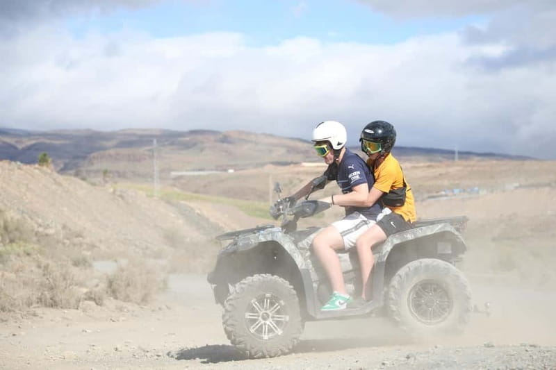 GRAN CANARIA: QUAD TOUR - AFTERNOON SUNSET TOUR 1HR 45 MIN - Safety and Comfort on Rough Ground (Dust, Rocks, and Real Riding Skills)
