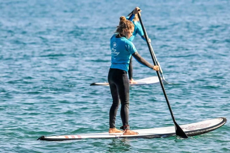 Gran Canaria: Stand-Up Paddle Lesson & Snorkeling Tour - The on-water lesson: learning balance and reading the water