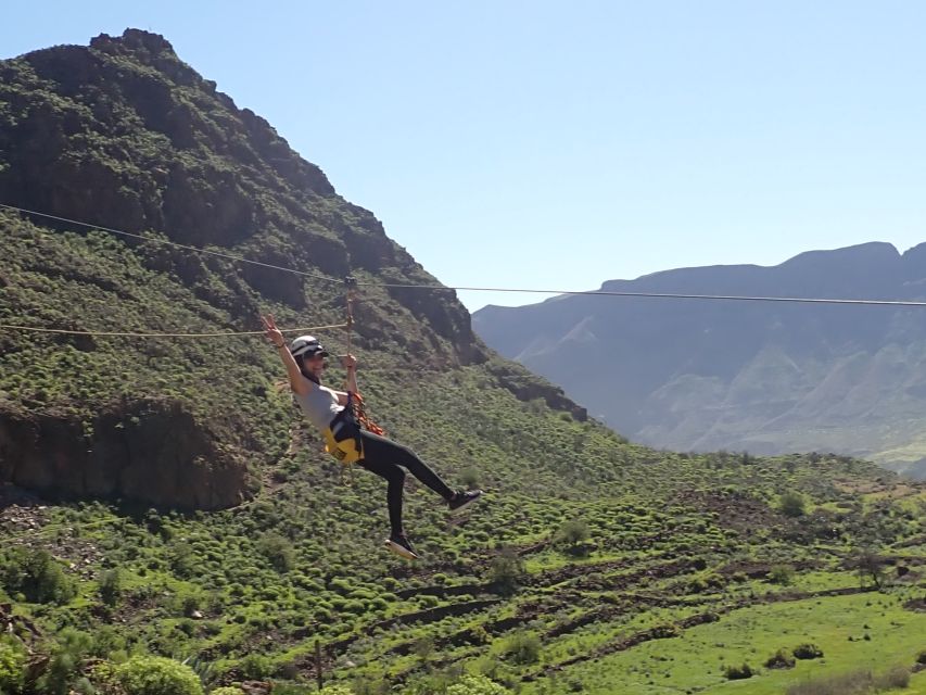 Gran Canaria: Zipline and Mountaineering Tour - The 50-meter zipline: the moment you usually remember years later