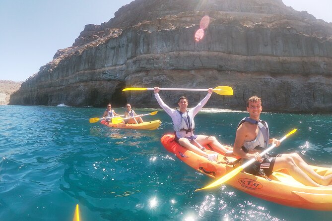 Guided Kayaking Trip in Gran Canaria - Montaña Arena beach time: games, snorkeling, sun, and lizards