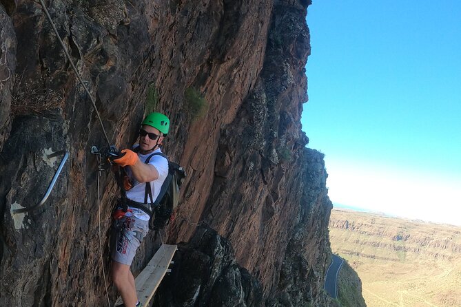 Half-Day Adventure and Climbing Via Ferrata in Gran Canaria - Views over the mountains, without the full-day commitment