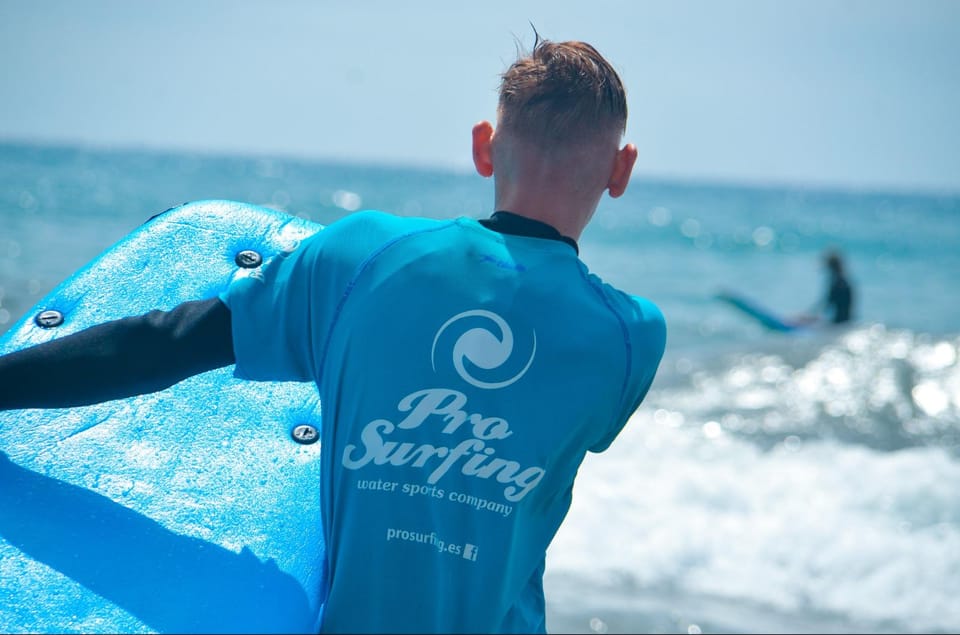 Las Palmas: Learn to Surf with a Special Price for Two Group - The First Part of the Lesson: Tutorials, Safety, and Getting Your Sea Legs