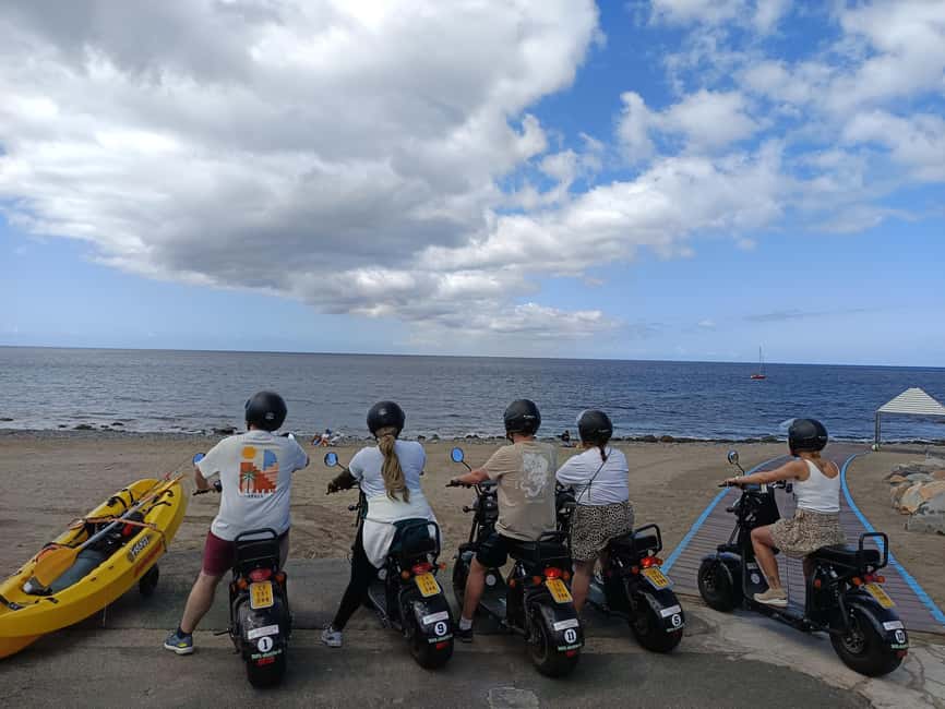 Maspalomas: 2-Seater E-Scooter Dunes Tour with Camel - Meloneras highlights: Columbus monuments and the old lighthouse