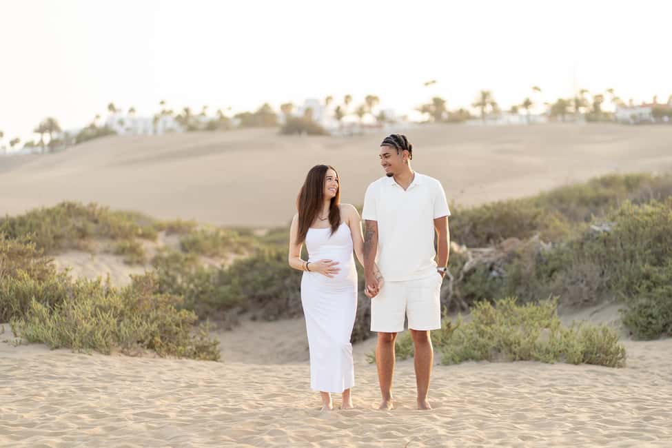 Maspalomas dunes: Vacation photoshoot - Capture your moments - Meeting point at Cafe Mozart II and how the timing feels