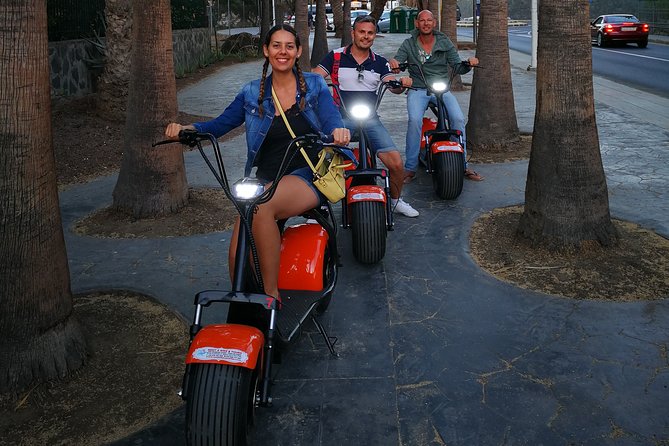 Maspalomas - Meloneras : e-Scooter 2 seat Sunset Guided Tour - Playa de las Meloneras: a volcanic beach break