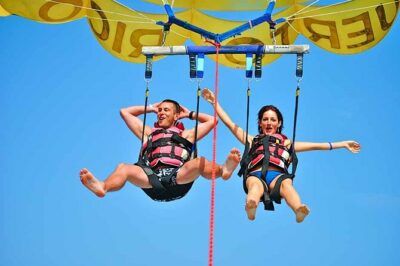 Parasailing Tours Puerto Rico - How the Parasail Works: 200m Cable and Real-Time Views