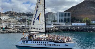 Puerto Rico de Gran Canaria: Premium Dolphin Catamaran Tour - From Puerto Rico Base: Sea Caves, Cliffs, and Coastal Views