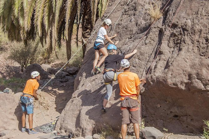Rock Climbing from Beginners to Experts - Small Groups ツ - Meeting at Plaza de La Sorrueda and getting ready to climb
