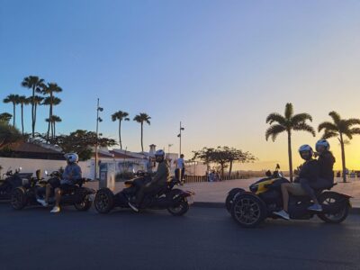 Ryker Moto Tour (buggy / quad for Road): Maspalomas - First Stop: Meloneras, a Quick Tutorial, and Cruising by Luxury Hotels