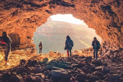 The Red Canyon Tour - Small Group Trip with Local Food Tasting ツ - Mirador del Guriete: your first big caldera moment